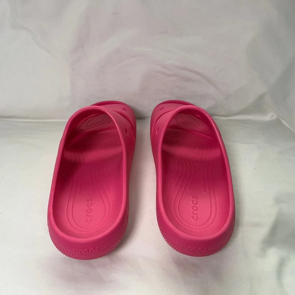Crocs Classic Sandal Pink Two Strap Slide Mens 12 Womens 14 206761-6S0